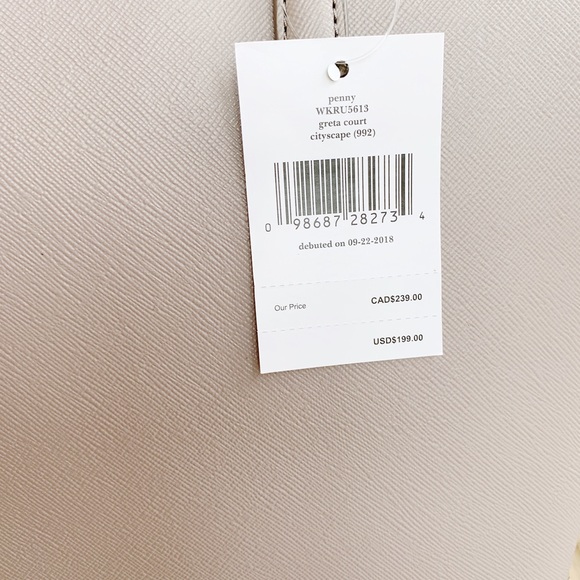 Gaby’sBags👜💕-Kate Spade Large Glitter Tote Gray - Picture 6 of 7